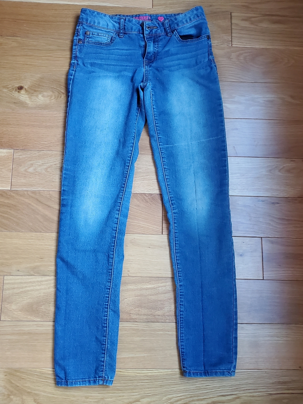 Celebrity Pink Girls' Slim Light Blue Wash Jeans